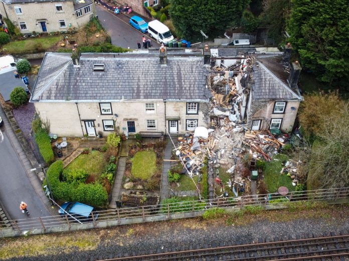 Woman, 61, killed after house in Bury flattened after the explosion

